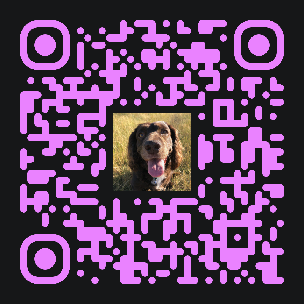 QR code linking to the Even The Dog Has ADHD Substack